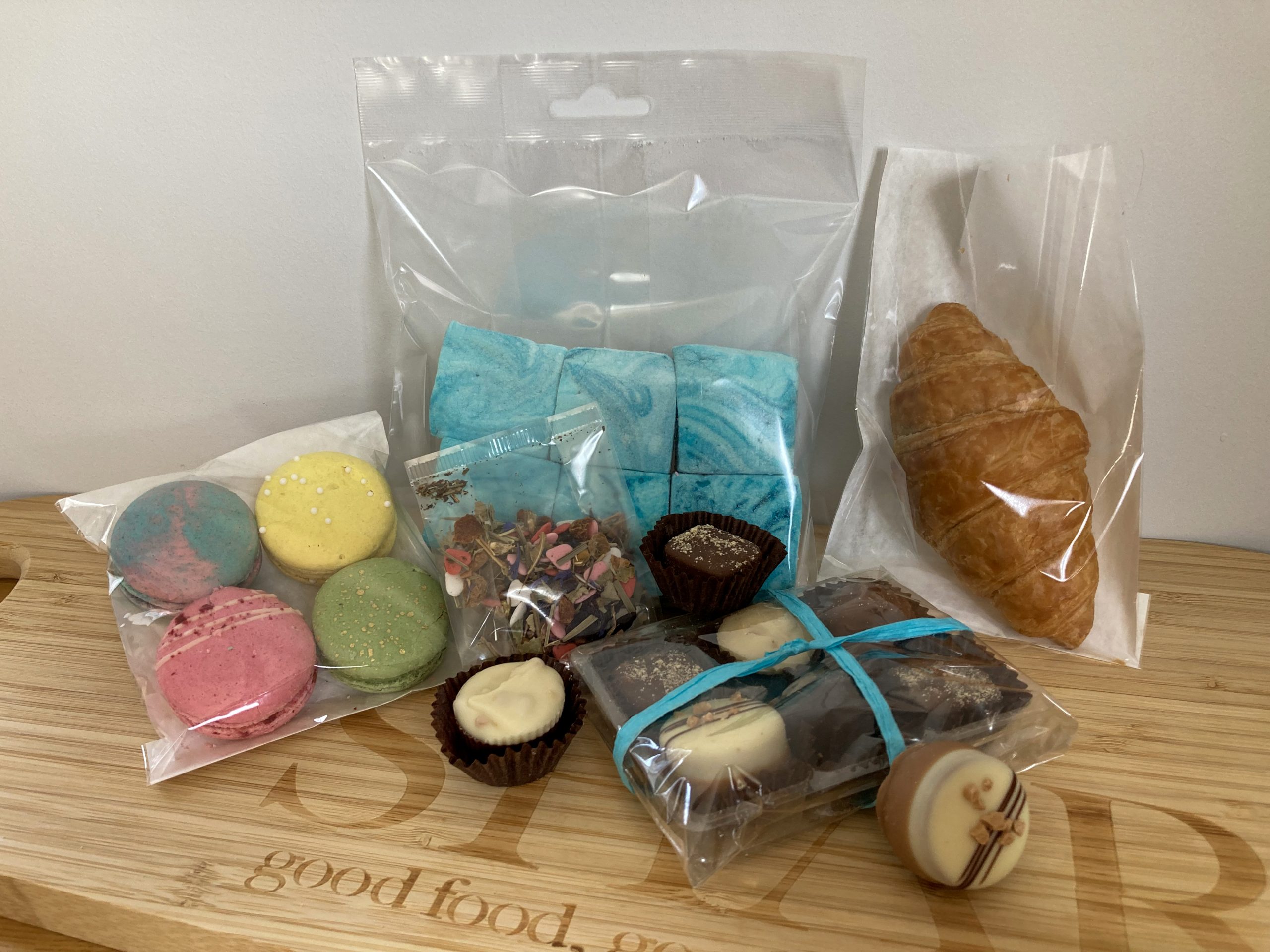 Selection of nature lex packaging with food inside